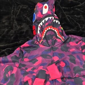 Colorful Shark Hoodie